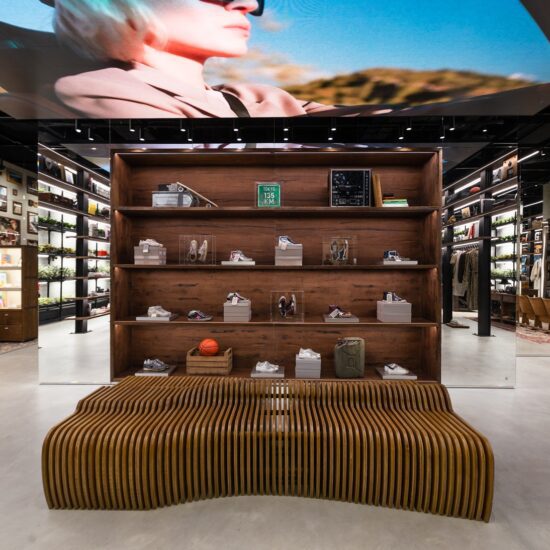 Golden Goose Mall of the Emirates luxury retail store design