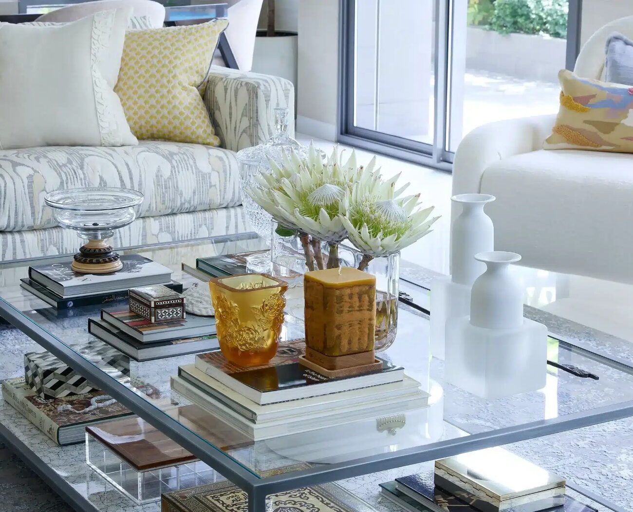 Luxury family living room interior in Nad Al Sheba villa