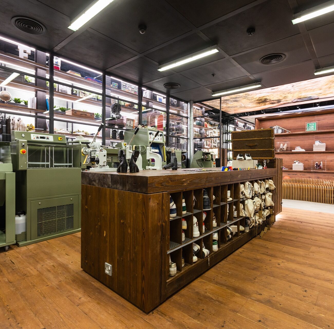 Golden Goose Mall of the Emirates interior with bespoke furniture