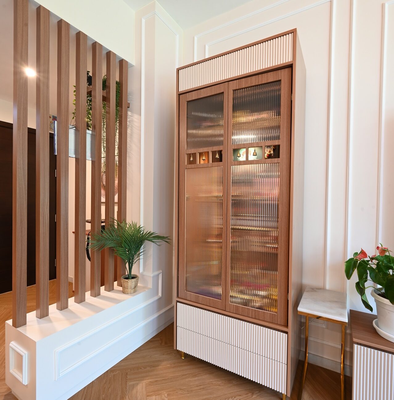 Modern furnished living room in Villa Nova villa